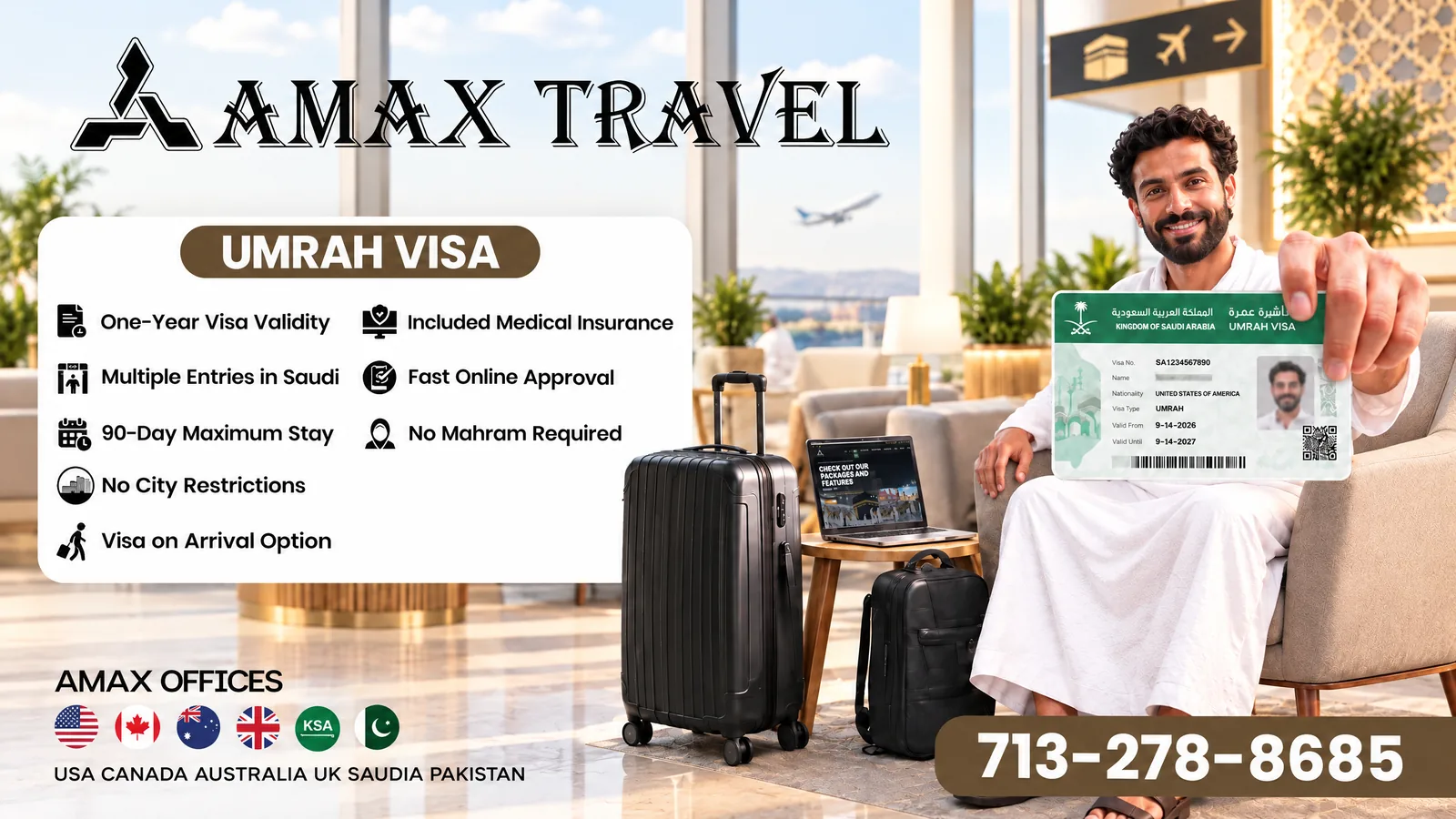 Umrah visa USA 2026 requirements and documents